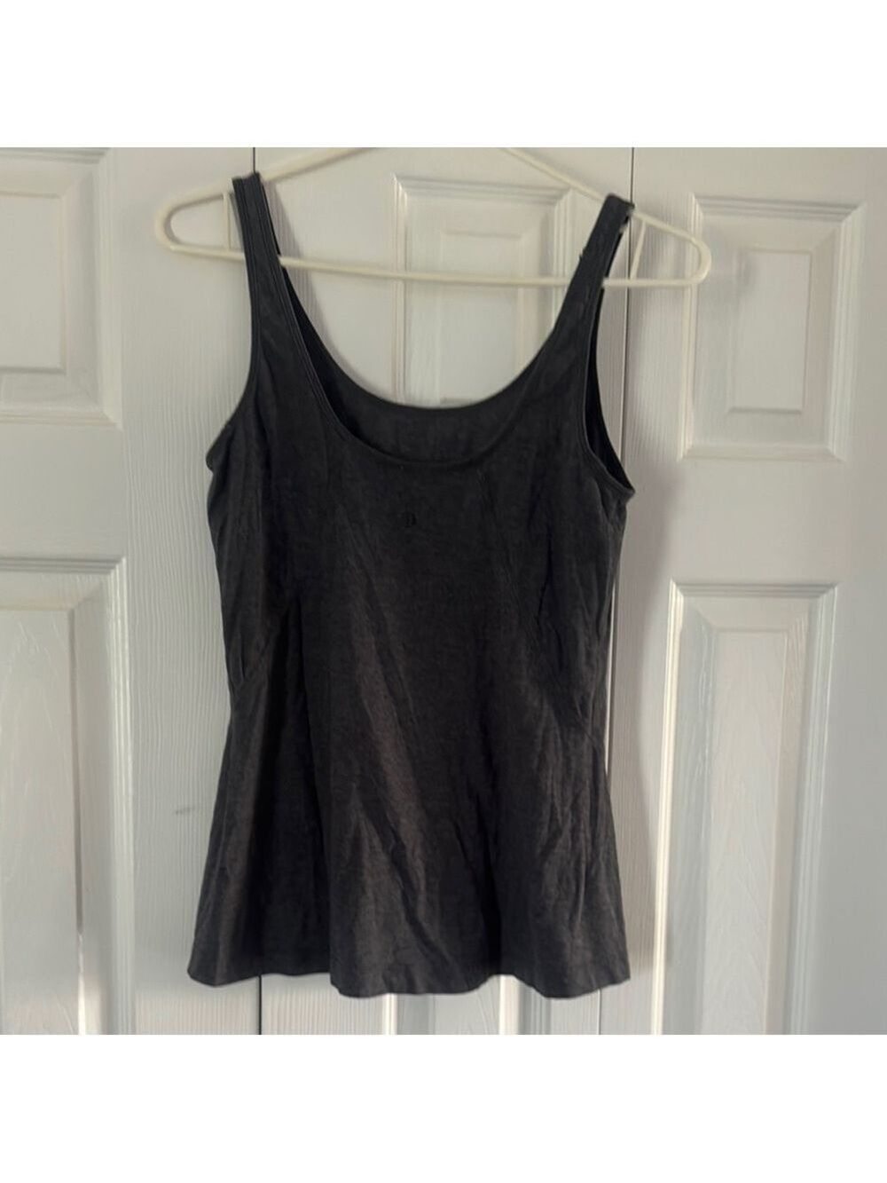 Lululemon Athletica Gray Fitted Tank Top